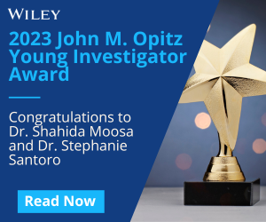 Wiley congratulates the co-winners of the 2023 John M. Opitz Young Investigator Award; click here to read the winners' and nominees' articles